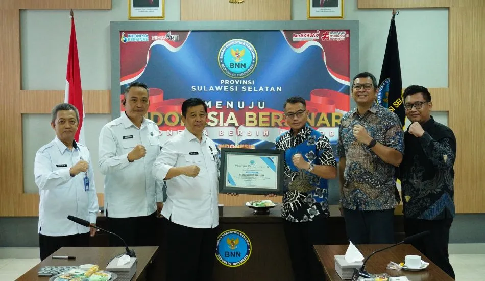 MGM Bosco Logistics Receives an Award from BNN South Sulawesi.